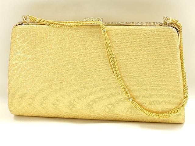 平和屋着物▼和装小物 和装バッグ 佐賀錦 ハンドバッグ クラッチバッグ 金糸 逸品 AABI8759ay