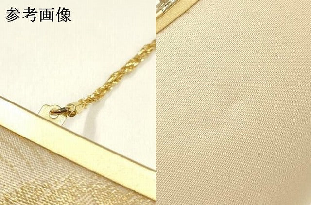 平和屋着物▼和装小物 和装バッグ ハンドバッグ クラッチバッグ 流水花鳥文 ラインストーン 金糸 逸品 AABI8766ay