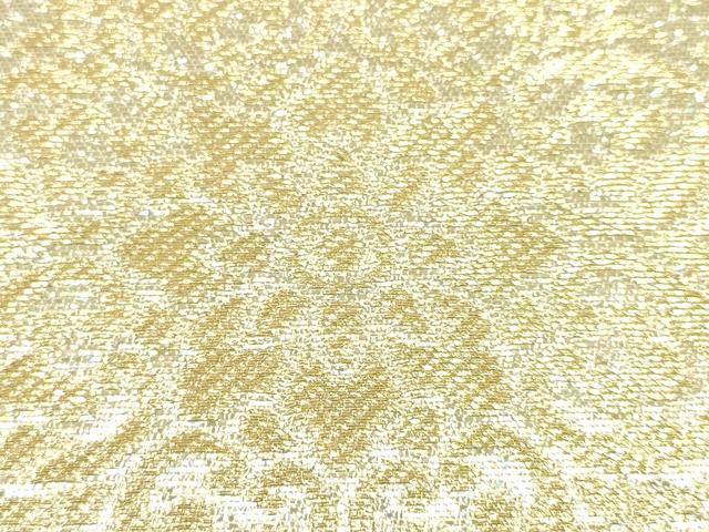 平和屋着物▼和装小物 和装バッグ ハンドバッグ クラッチバッグ 花唐草文 金銀糸 逸品 AABI8771ay