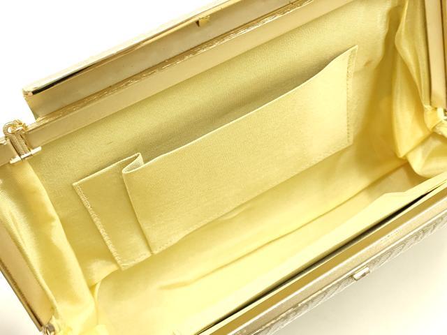 平和屋着物▼和装小物 和装バッグ ハンドバッグ クラッチバッグ 斜縞 銀糸 逸品 AABI8772ay
