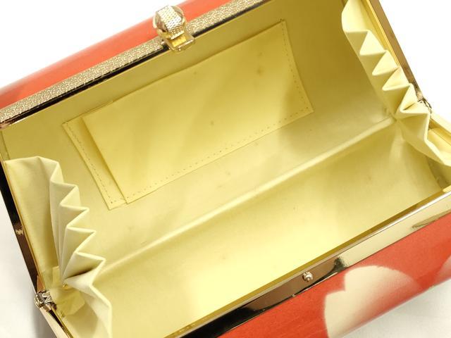 平和屋着物▼和装小物 和装バッグ ハンドバッグ 振袖用 花柄 暈し 金彩 逸品 AABI8784ay