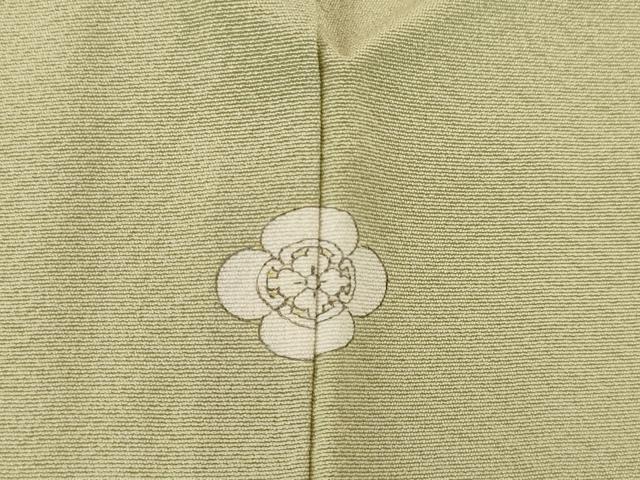 平和屋着物●上質な色無地 利休茶色 正絹 逸品 AABI8806ck