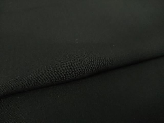 平和屋着物●男性 黒紋付・羽織セット 正絹 逸品 AABI8810ck