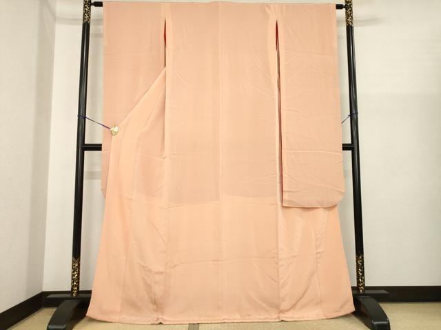平和屋本店●アンティーク 大正ロマン 振袖 水柿色 正絹 逸品 AABI8853ck