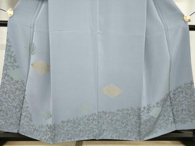 平和屋着物●山口静樹 山口美術織物 訪問着 桐竹鳳凰菱文 健勝苑扱い 証紙・反端付き 正絹 逸品 未使用 AABI8858ck