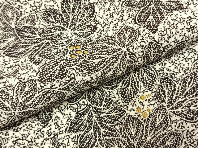 平和屋着物●訪問着 舞葉文 正絹 逸品 AABI8883fy