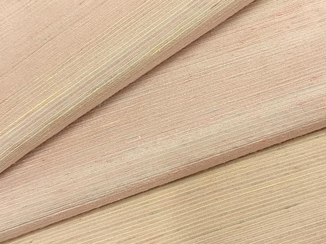 平和屋着物●紅花紬 米沢 霞文 正絹 逸品 AABI8902fy
