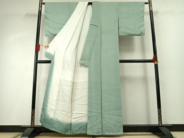 平和屋着物●平山本風 江戸小紋 鮫小紋柄 鬼しぼ縮緬 正絹 逸品 未使用 AABI8920fy