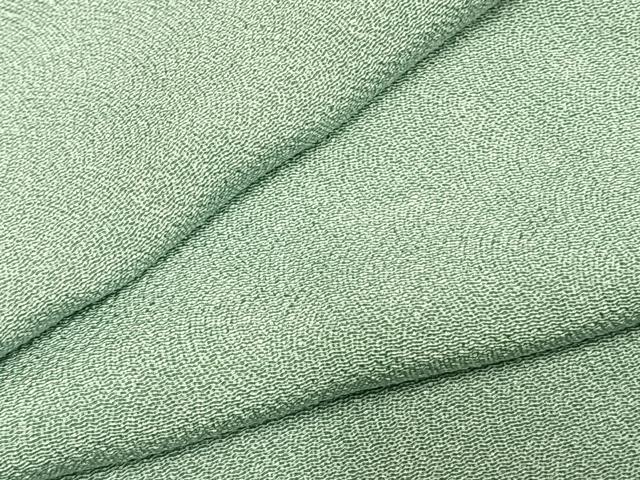 平和屋着物●平山本風 江戸小紋 鮫小紋柄 鬼しぼ縮緬 正絹 逸品 未使用 AABI8920fy