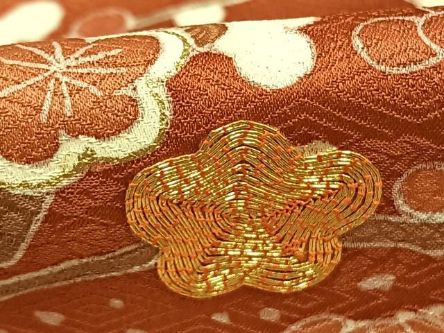 平和屋着物●訪問着 白木周生 駒刺繍 彩百撰 松竹梅 金彩 丹後ちりめん 反端付き 正絹 逸品 AABI8952fy