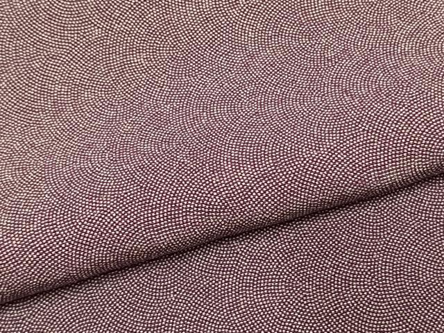 平和屋着物●江戸小紋 鮫小紋柄 正絹 逸品 AABI8967fy