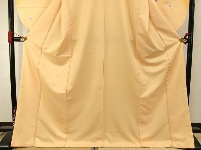 平和屋着物●小振袖 二尺袖 舞花文 暈し染め 金彩 AABI9000fy