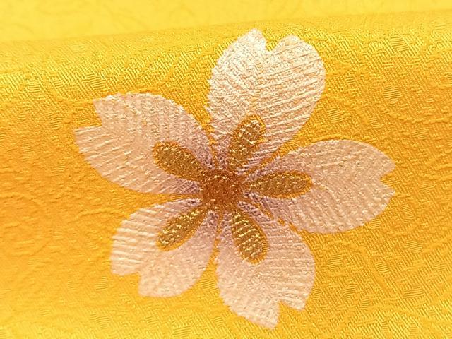 平和屋着物●小振袖 二尺袖 舞花文 暈し染め 金彩 AABI9000fy