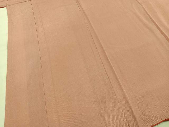 平和屋着物●小紋師 高津良治 江戸小紋 万筋 赤色×白色 正絹 逸品 AABI9030fy