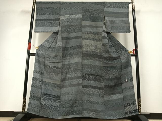 平和屋着物●中谷茂彦 小紋 百柄 正絹 逸品 AABI9034fy