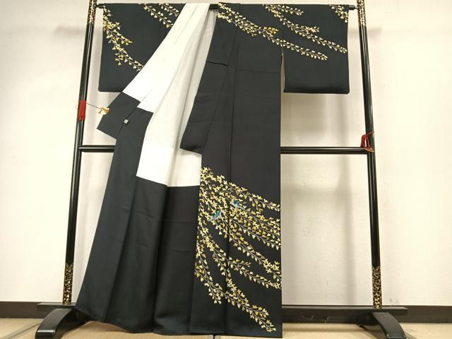 平和屋着物●訪問着 友禅 花鳥文 鈴乃屋扱い 正絹 逸品 AABI9044fy