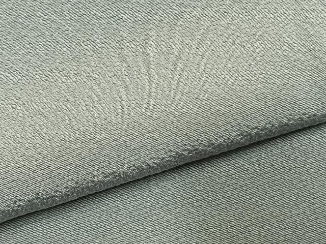 平和屋着物●上質な色無地 うこん染 千草鼠色 反端付き 正絹 逸品 AABI9085fy