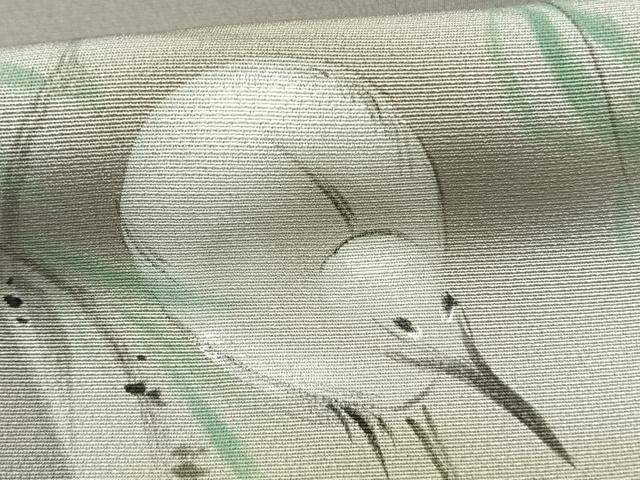 平和屋着物●豪華色留袖 手描き 色紙重ね花鳥文 暈し染め 正絹 逸品 AABI9098fy
