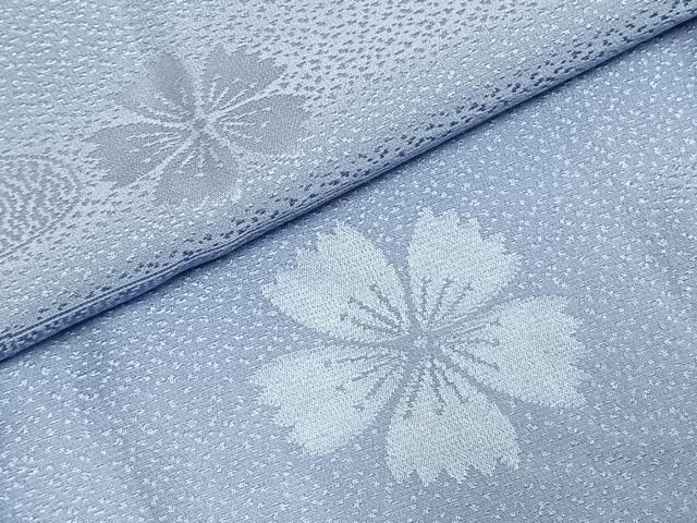 平和屋着物●振袖用長襦袢 無双仕立て 舞花地紋 淡藤色 やまと誂製 正絹 逸品 AABI9128fy