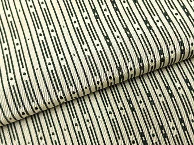 平和屋着物●お召 変わり縞 正絹 逸品 AABI9140fy