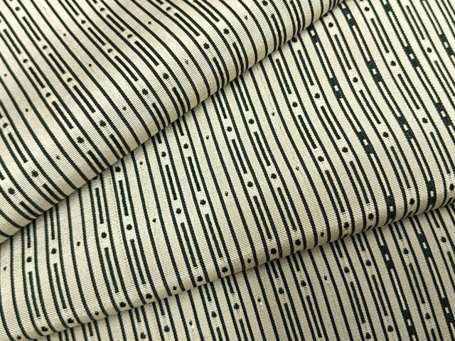 平和屋着物●お召 変わり縞 正絹 逸品 AABI9140fy