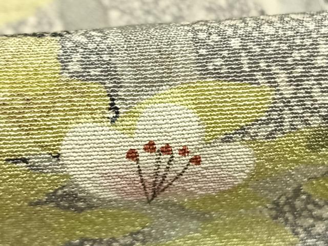 平和屋着物●訪問着 作家物 手描き 枝花文 正絹 逸品 AABI9143fy