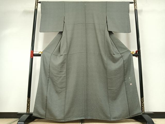平和屋着物●稲山作 江戸小紋 鮫小紋柄 やまと誂製 正絹 逸品 未使用 AABI9153fy