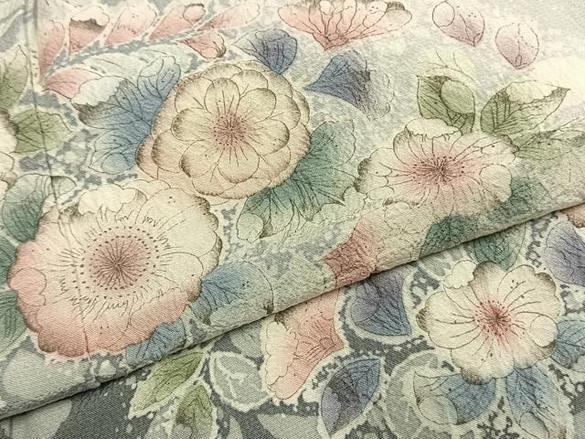 平和屋着物●訪問着 絞り 辻が花 暈し染め 正絹 逸品 AABI9158fy