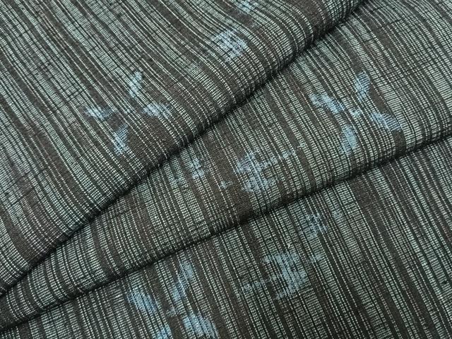 平和屋着物●上質な紬 花鳥文 正絹 逸品 AABI9187fy
