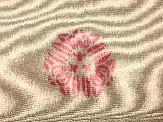 平和屋本店●アンティーク 大正ロマン 振袖 草花文 正絹 逸品 AABI9196fy
