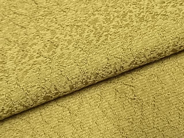 平和屋着物●上質な色無地 霞地紋 梅幸茶色 正絹 逸品 AABI9206fy