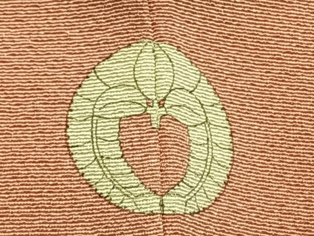 平和屋着物●上質な色無地 宍色 正絹 逸品 未使用 AABI9219fy