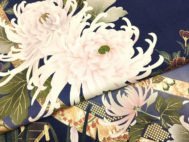 平和屋着物●豪華振袖 草花文 暈し染め 金彩 さが美扱い 正絹 逸品 AABI9224fy