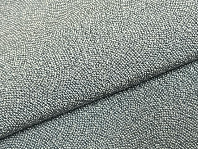 平和屋着物●伝統工芸師 服部光擴 江戸小紋 鮫小紋柄 正絹 逸品 AABI9239fy