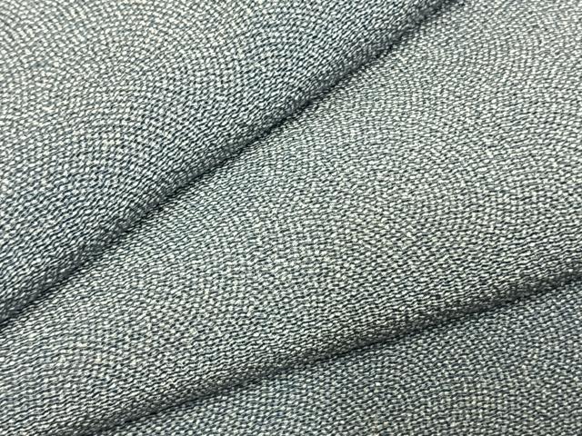 平和屋着物●伝統工芸師 服部光擴 江戸小紋 鮫小紋柄 正絹 逸品 AABI9239fy