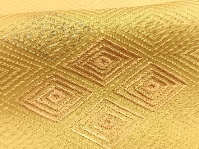 平和屋着物●訪問着 刺繍 菱文 暈し染め 金彩 正絹 逸品 AABI9240fy