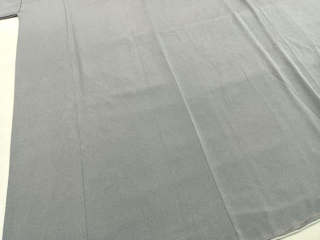 平和屋着物●江戸小紋 鮫小紋柄 鬼しぼ縮緬 正絹 逸品 AABI9251fy