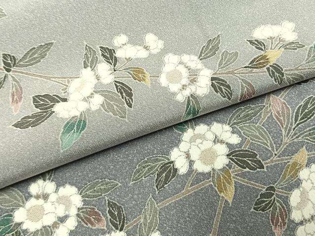 平和屋着物●訪問着 友禅 枝花文 暈し染め 正絹 逸品 AABI9275fy