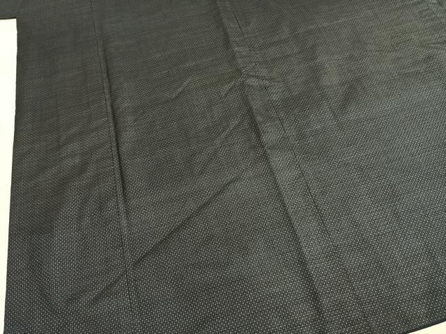 平和屋着物●男性 本場大島紬 アンサンブル 格子 正絹 逸品 AABI9301fy