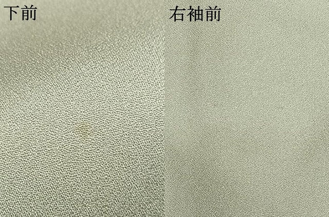 平和屋着物●訪問着 飛鶴枝梅文 暈し染め 金銀彩 正絹 逸品 AABI9310fy