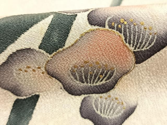 平和屋着物●訪問着 枝梅文 正絹 逸品 AABI9316fy