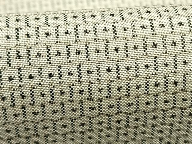平和屋着物●本場大島紬 白大島 100亀甲 総詰め 正絹 逸品 AABI9383fy