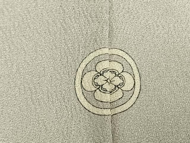 平和屋着物●友禅作家の巨匠 浅井青仁 色留袖 駒刺繍 草花文 暈し染め 金銀彩 正絹 逸品 AABI9385fy