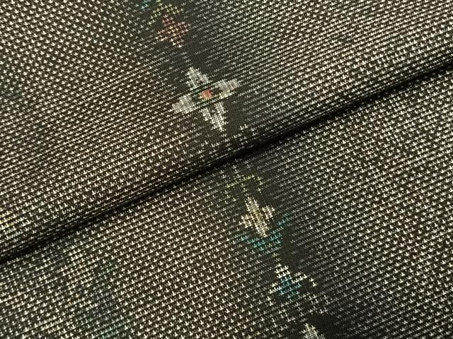 平和屋着物●本場大島紬 総絣 花間道 正絹 逸品 AABI9386fy