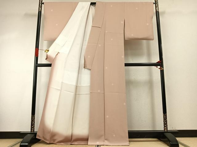 平和屋着物●上質な小紋 鹿の子丸文 ますいわ屋扱い 正絹 逸品 AABI9398fy