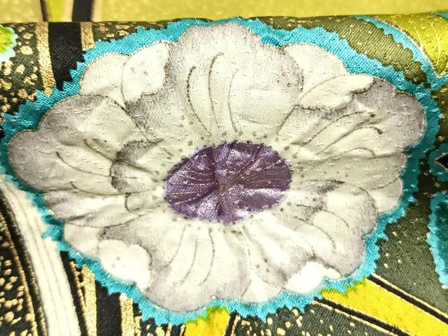 平和屋着物●豪華振袖 絞り 辻が花 暈し染め 金彩 正絹 逸品 AABI9449fy