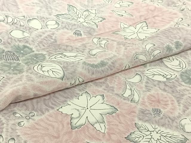 平和屋着物▽上質な小紋 単衣 辻が花 正絹 逸品 AABI9523jh