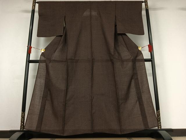 平和屋着物▽小紋 単衣 横段文 AABI9525jh