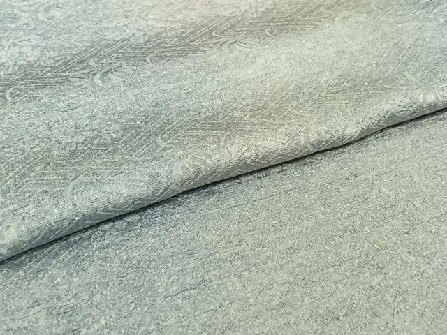 平和屋着物▽上質な小紋 単衣 霞文 正絹 逸品 AABI9531jh
