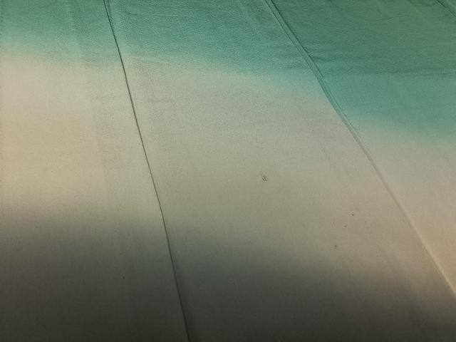 平和屋着物▽訪問着 単衣 霞文 暈し染め 正絹 逸品 AABI9533jh